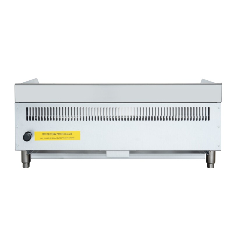 36 in. Commercial 3-Burner Natural Gas Charbroiler with 90,000 BTU in Stainless-Steel KMGCB336M, product image 11 of 12