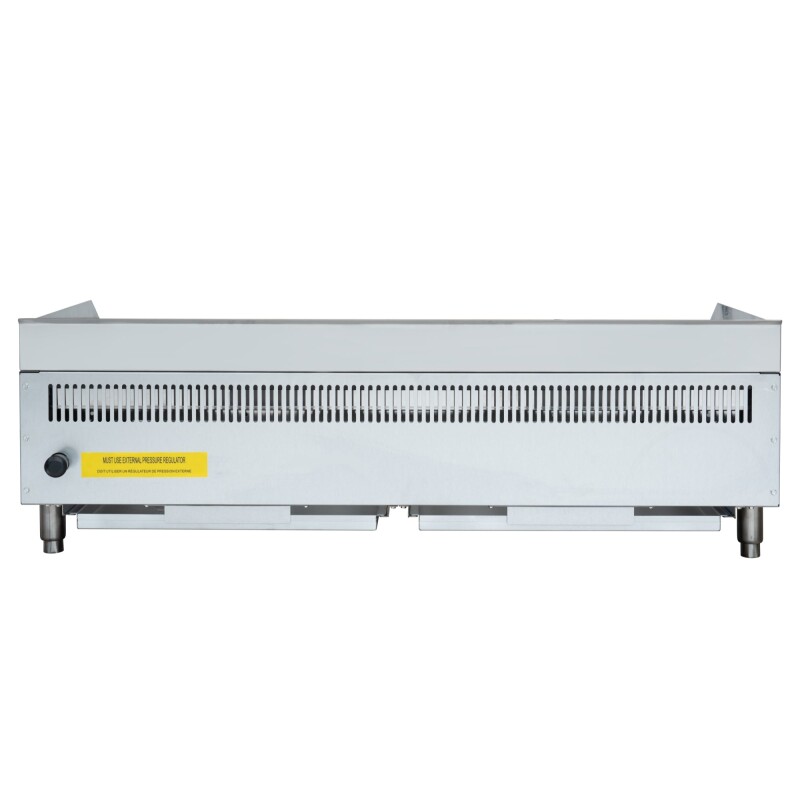 48 in. Commercial 4-Burner Natural Gas Charbroiler with 120,000 BTU in Stainless-Steel KMGCB448M, product image 10 of 13