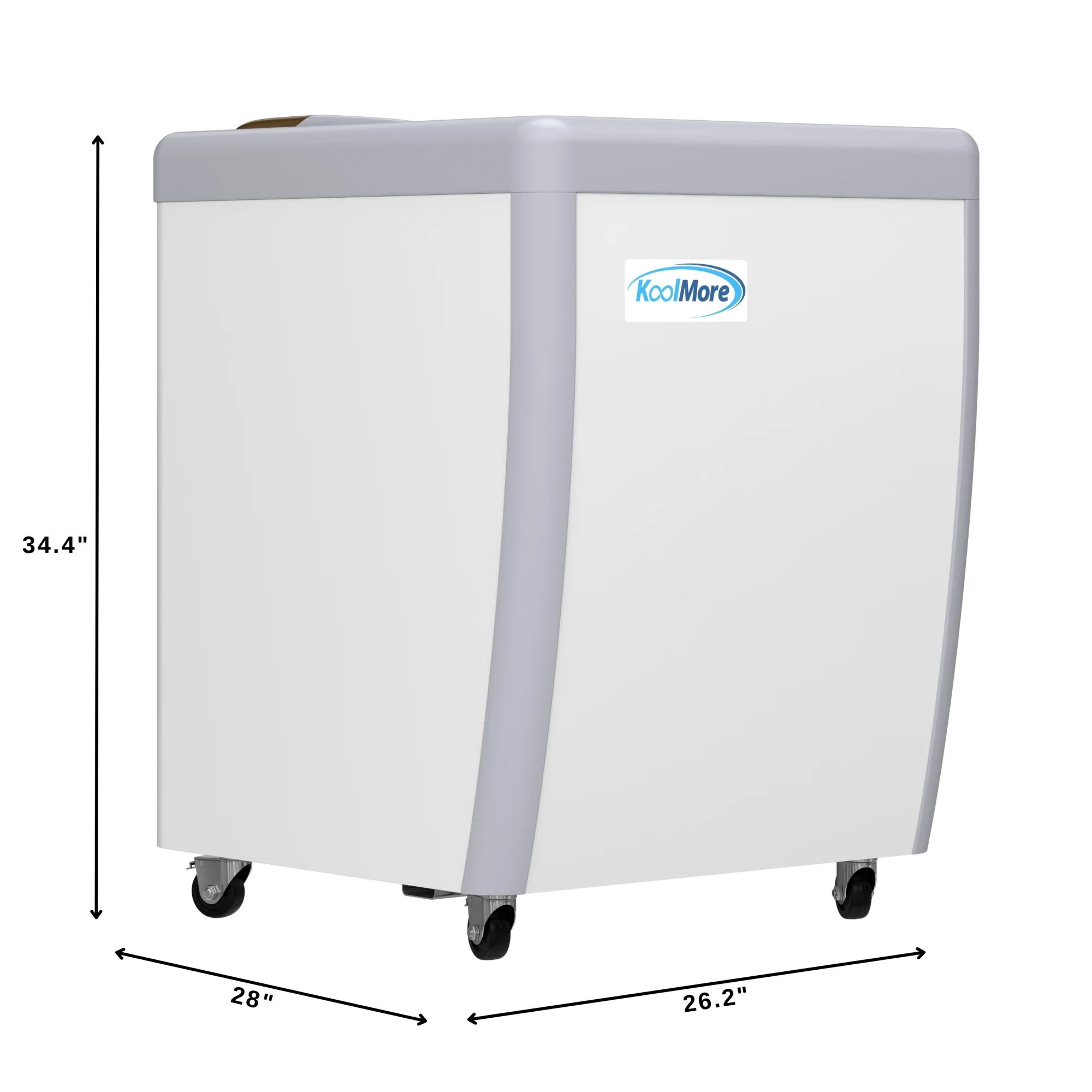 26 in. 5-Pan Gelato Dipping Cabinet Display Freezer with Sliding Glass Door, 6 cu. ft KMGDC26SD