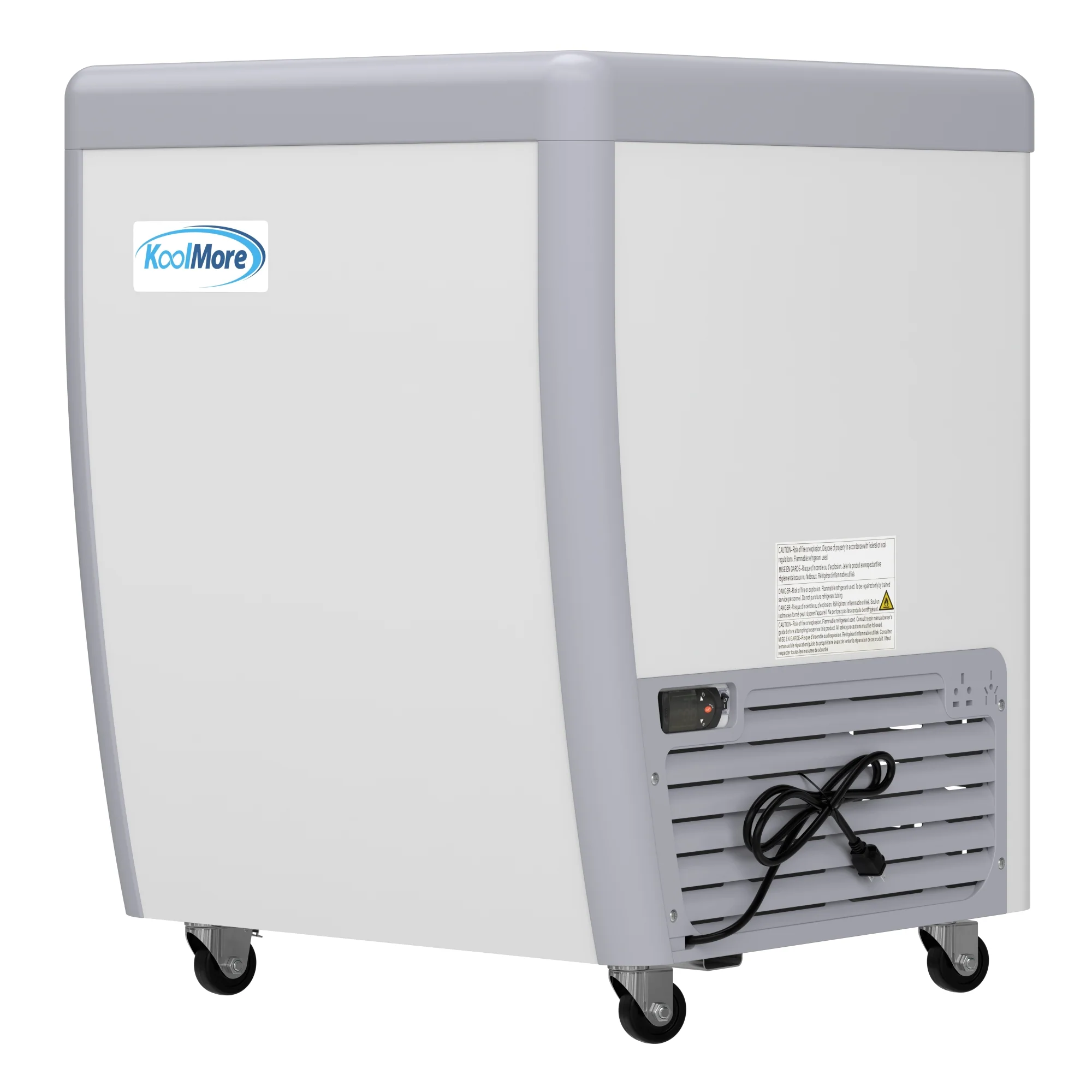 26 in. 5-Pan Gelato Dipping Cabinet Display Freezer with Sliding Glass Door, 6 cu. ft KMGDC26SD