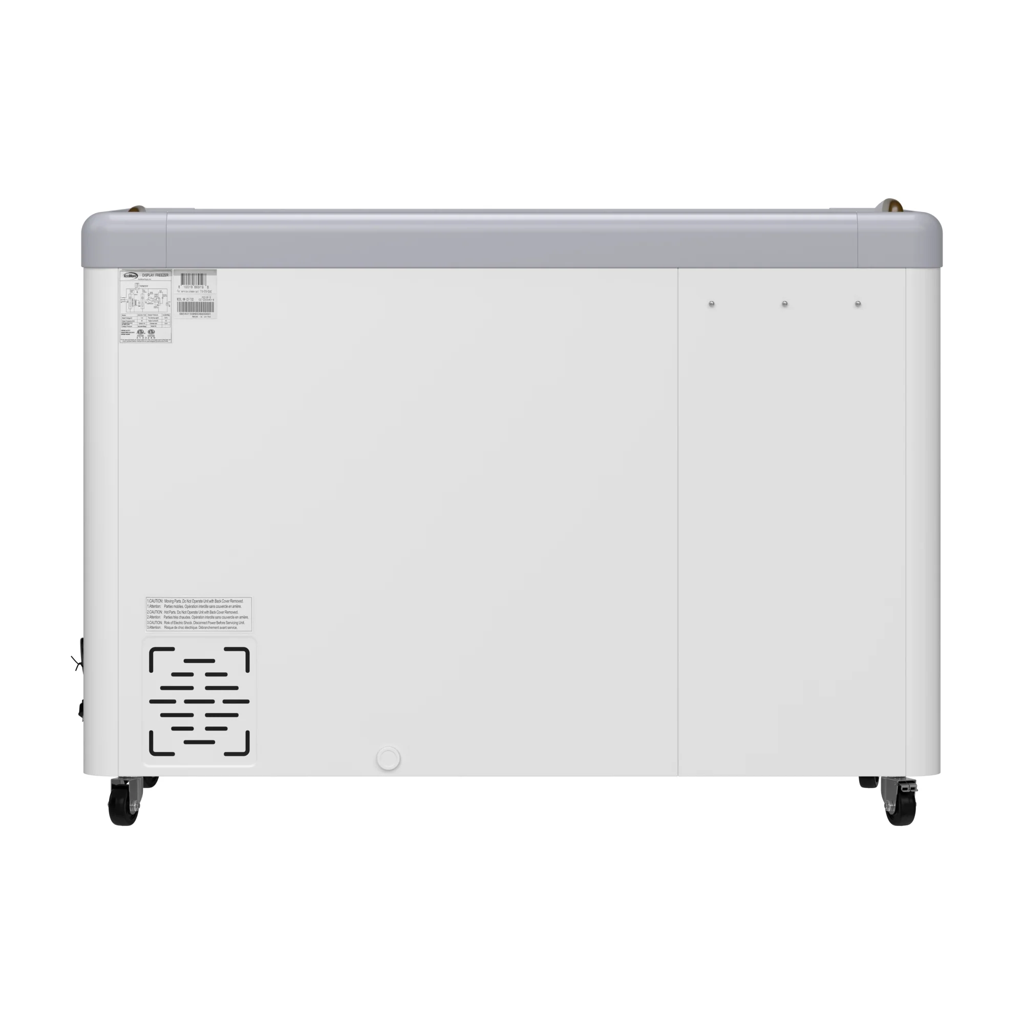 50 in. 9-Pan Gelato Dipping Cabinet Display Freezer with Sliding Glass Door, 13 cu. ft KMGDC49SD