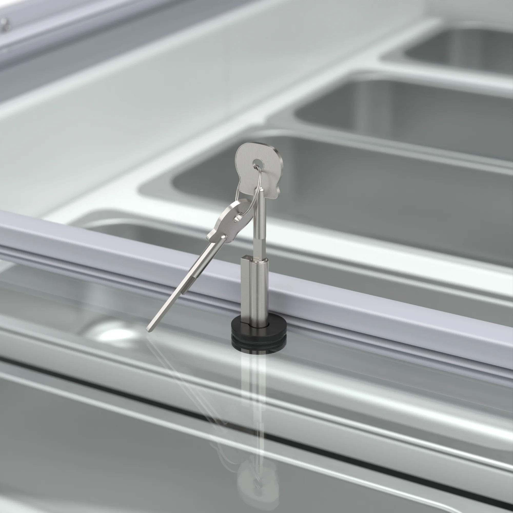 70 in. 14-Pan Gelato Dipping Cabinet Display Freezer with Sliding Glass Door, 20 cu. ft KMGDC71SD