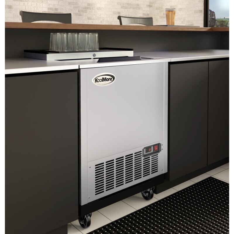 25 in. Commercial Glass Froster in Stainless Steel, ETL Listed, 5 cu. ft KMGF25SS