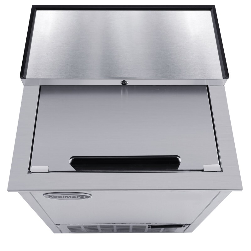 25 in. Commercial Glass Froster in Stainless Steel, ETL Listed, 5 cu. ft KMGF25SS