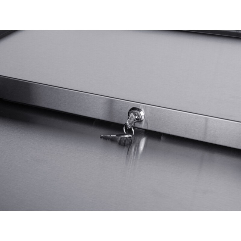 25 in. Commercial Glass Froster in Stainless Steel, ETL Listed, 5 cu. ft KMGF25SS