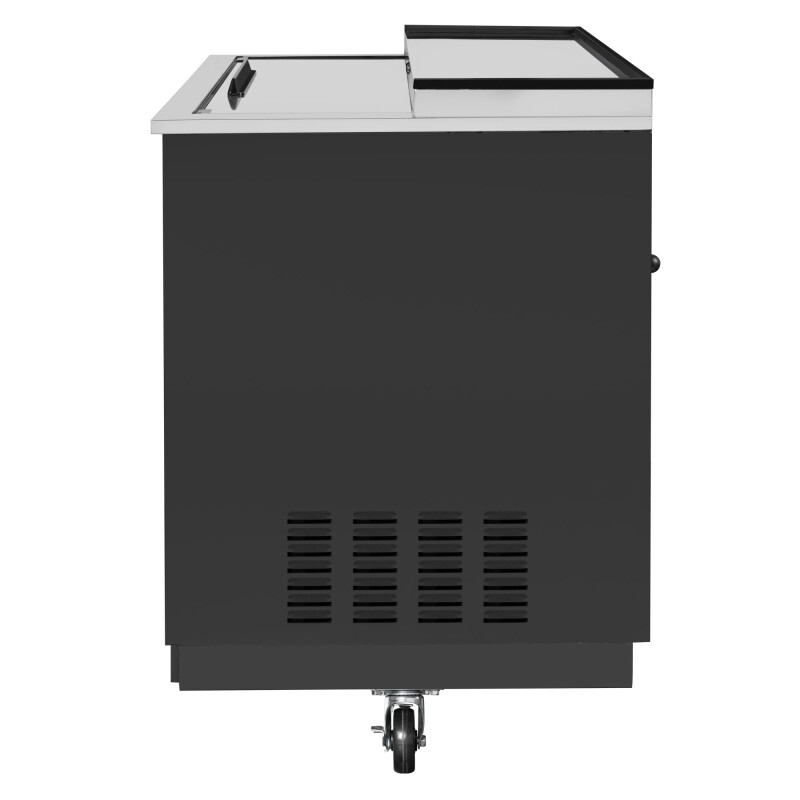 36 in. Commercial Glass Froster in Black Steel, ETL Listed, 9 cu. ft KMGF36BK
