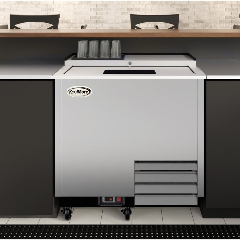 36 in. Commercial Glass Froster in Stainless Steel, ETL Listed, 9 cu. ft KMGF36SS