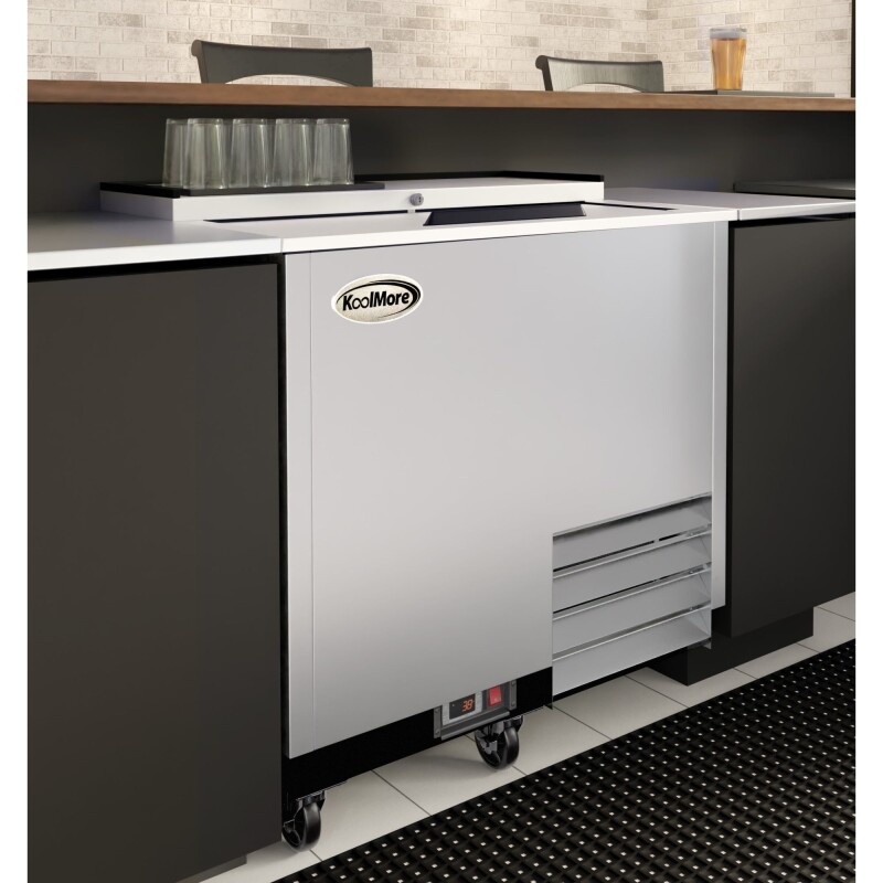 36 in. Commercial Glass Froster in Stainless Steel, ETL Listed, 9 cu. ft KMGF36SS