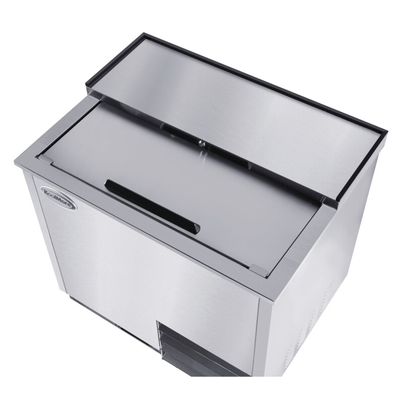 36 in. Commercial Glass Froster in Stainless Steel, ETL Listed, 9 cu. ft KMGF36SS