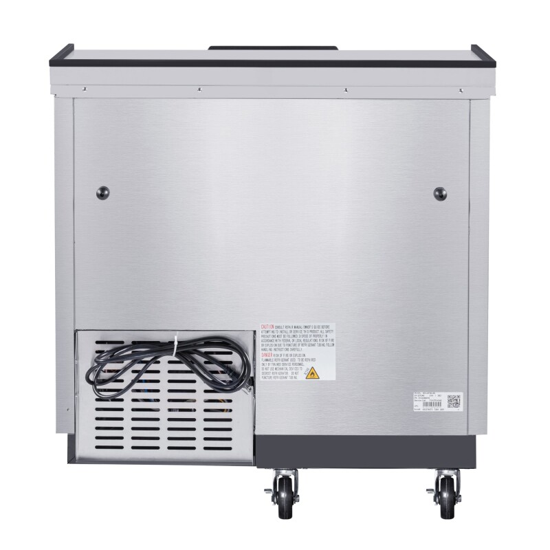 36 in. Commercial Glass Froster in Stainless Steel, ETL Listed, 9 cu. ft KMGF36SS