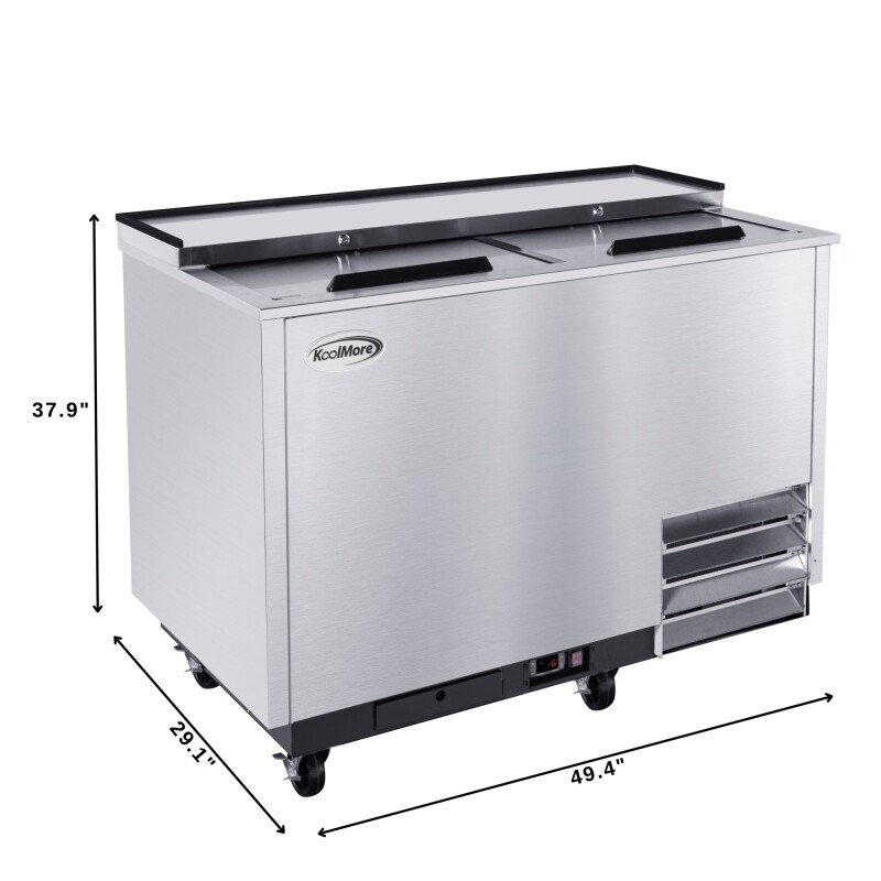50 in. Commercial Glass Froster in Stainless Steel, ETL Listed, 14 cu. ft KMGF50SS