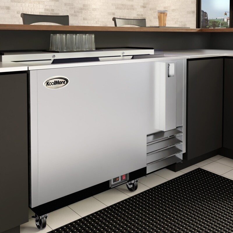 50 in. Commercial Glass Froster in Stainless Steel, ETL Listed, 14 cu. ft KMGF50SS