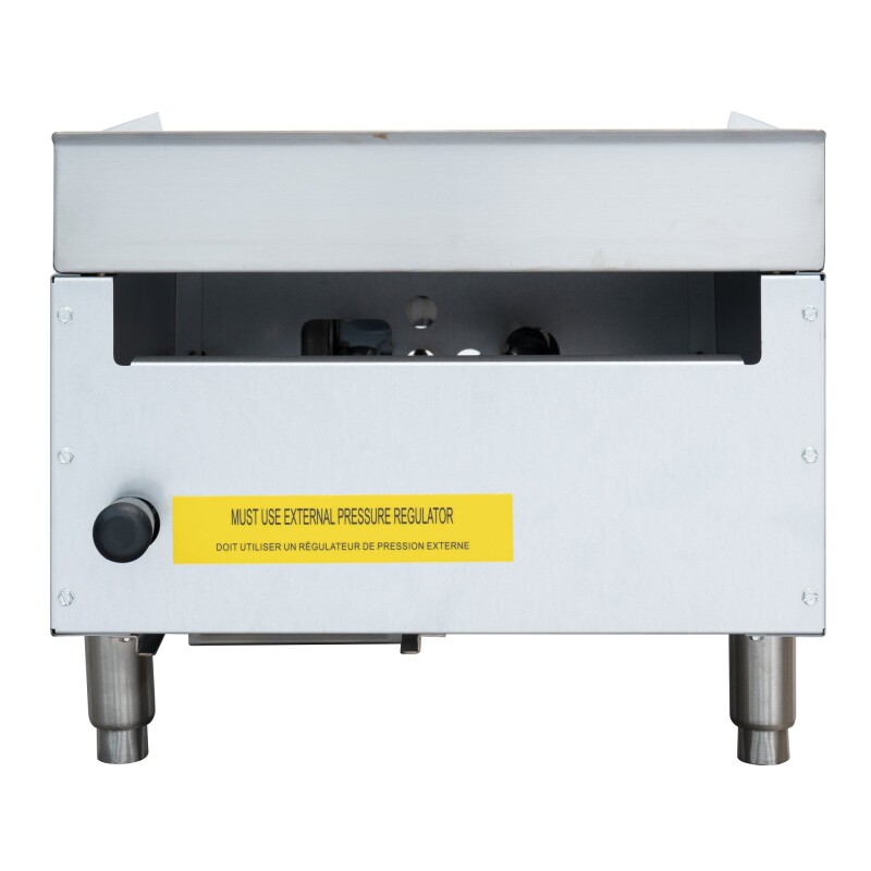 18 in. Natural Gas 1-Burner Griddle with 30,000 BTU in Stainless-Steel KMGG118M, product image 10 of 11