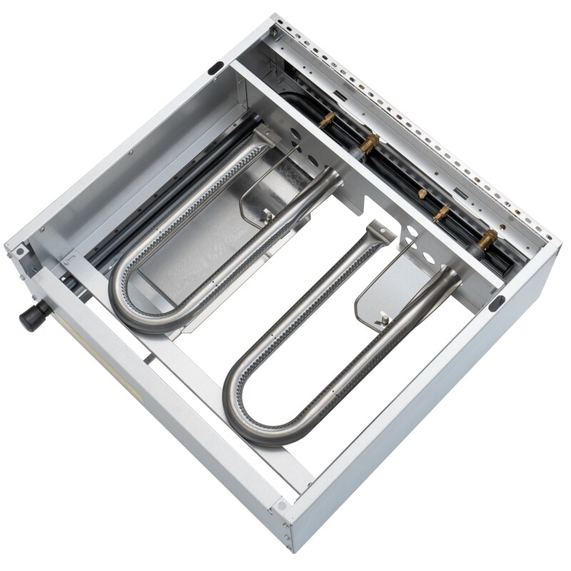 24 in. Natural Gas 2-Burner Griddle with 60,000 BTU in Stainless-Steel KMGG224M, product image 7 of 11