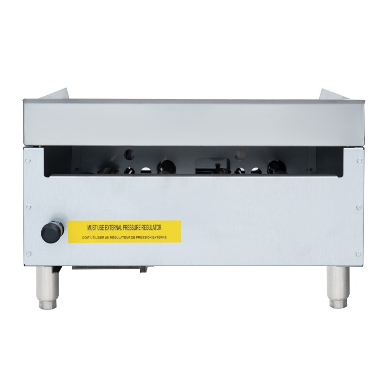24 in. Natural Gas 2-Burner Griddle with 60,000 BTU in Stainless-Steel KMGG224M, product image 10 of 11