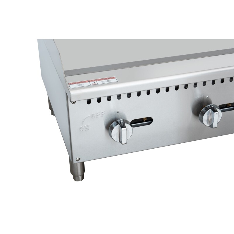 36 in. Natural Gas 3-Burner Griddle with 90,000 BTU in Stainless-Steel KMGG336M, product image 7 of 12