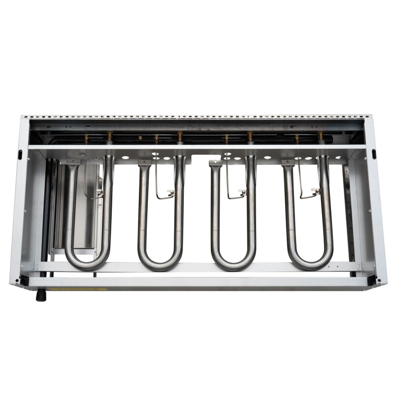 48 in. Natural Gas 4-Burner Griddle with 120,000 BTUs in Stainless-Steel KMGG448M, product image 9 of 12