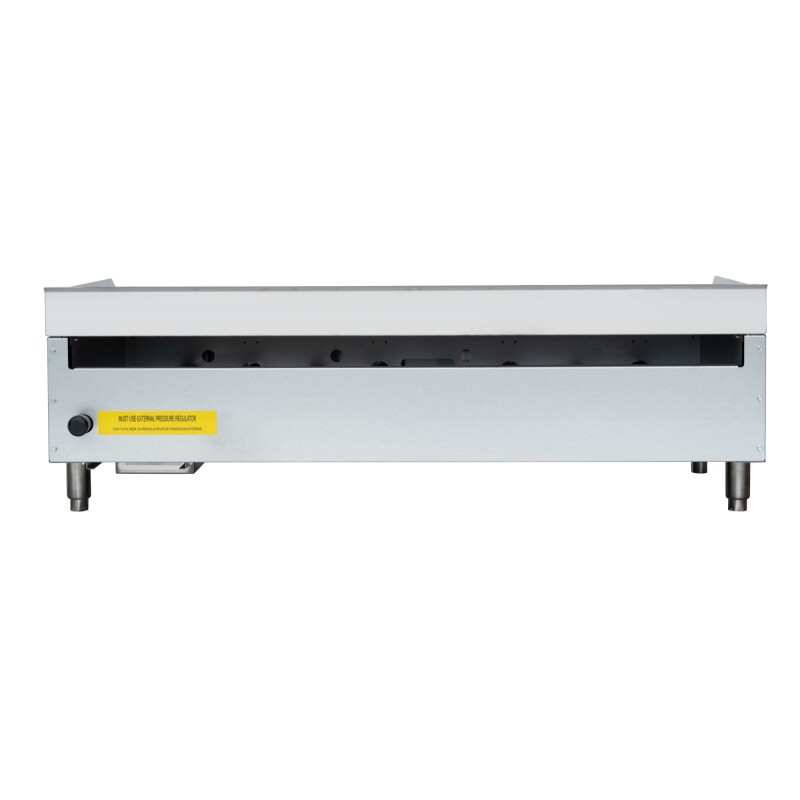 48 in. Natural Gas 4-Burner Griddle with 120,000 BTUs in Stainless-Steel KMGG448M, product image 11 of 12