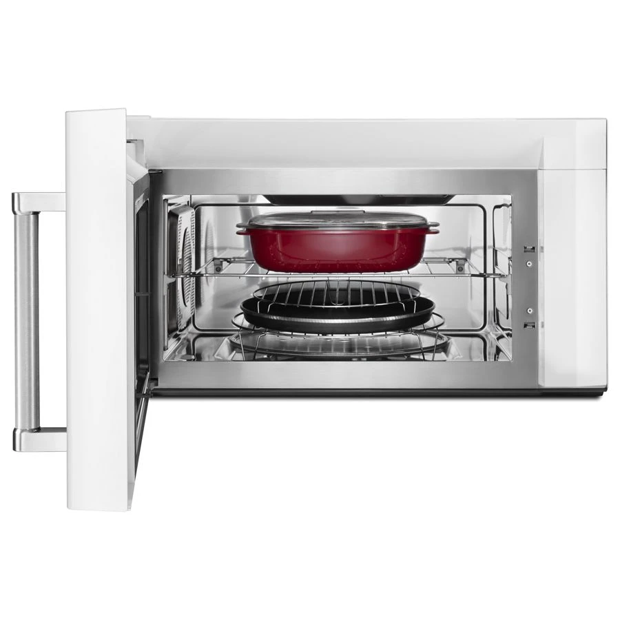 30" 1000-Watt Microwave Hood Combination with Convection Cooking KMHC319EWH