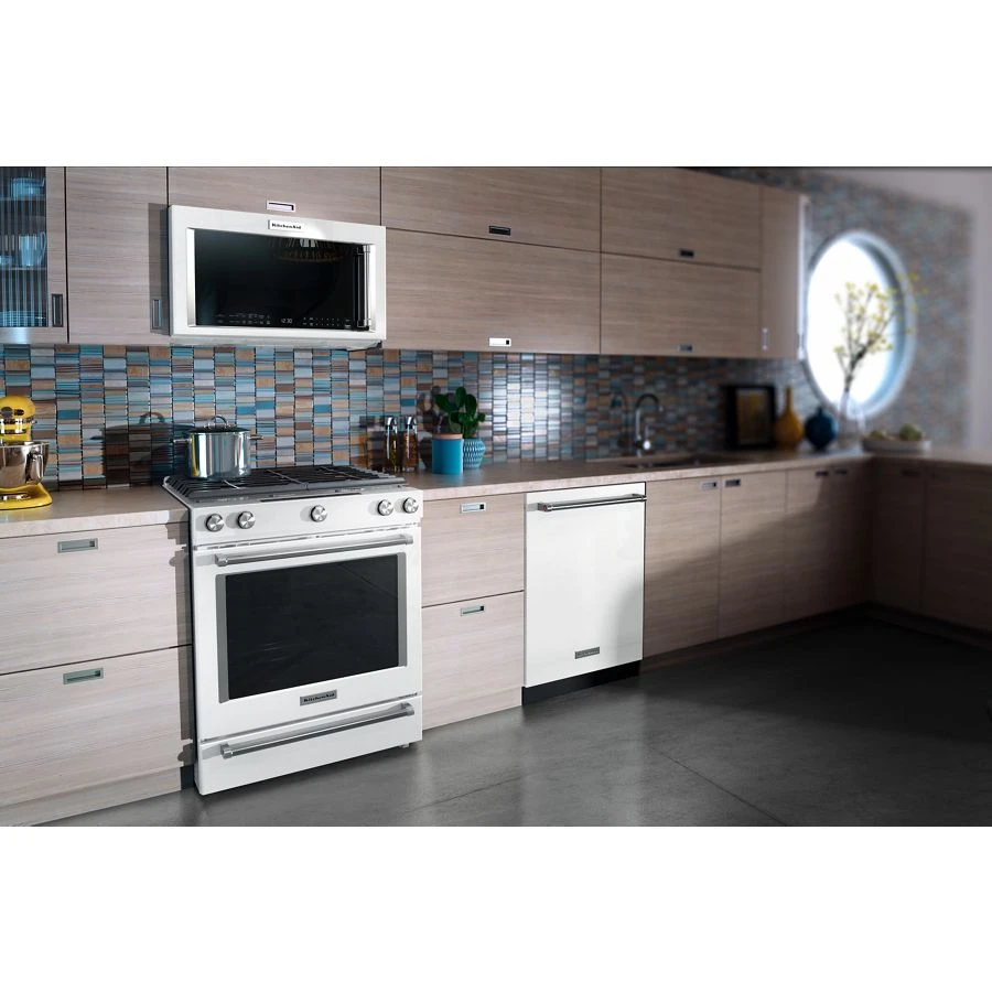 30" 1000-Watt Microwave Hood Combination with Convection Cooking KMHC319EWH