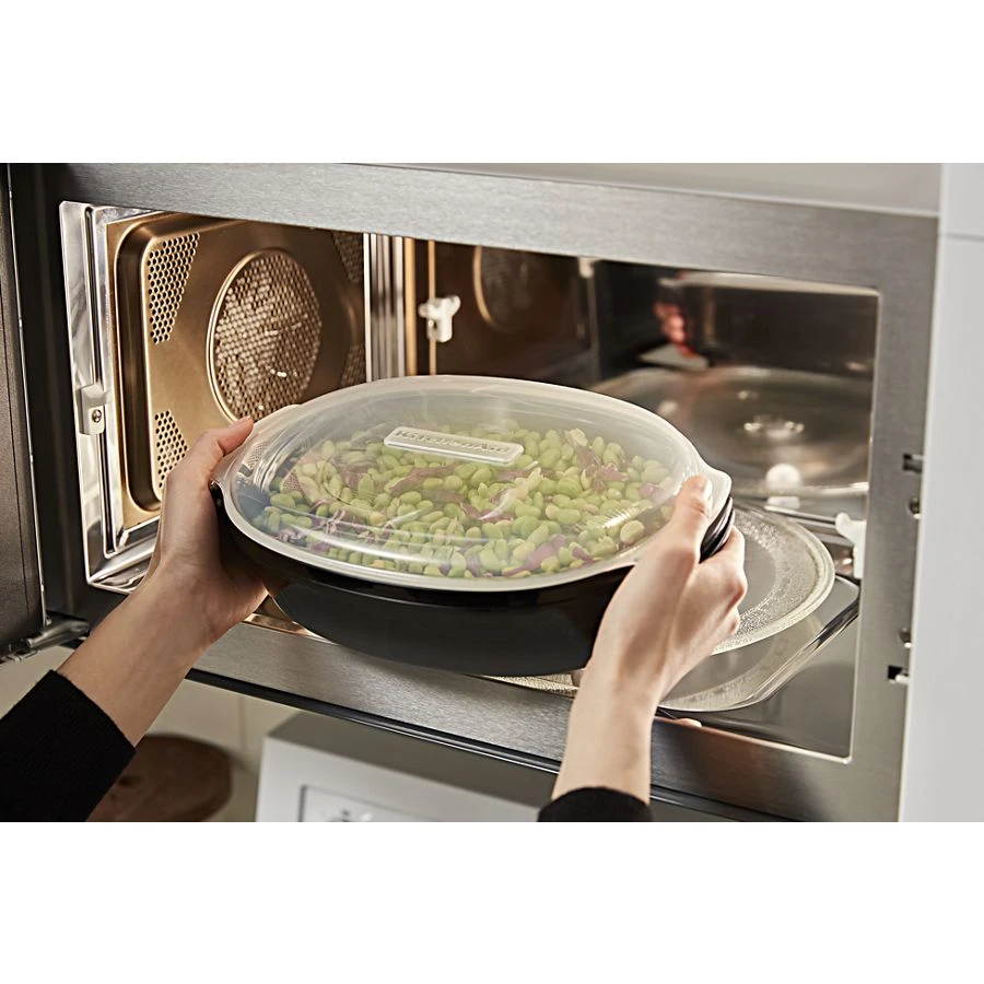 30" 1000-Watt Microwave Hood Combination with Convection Cooking KMHC319EWH