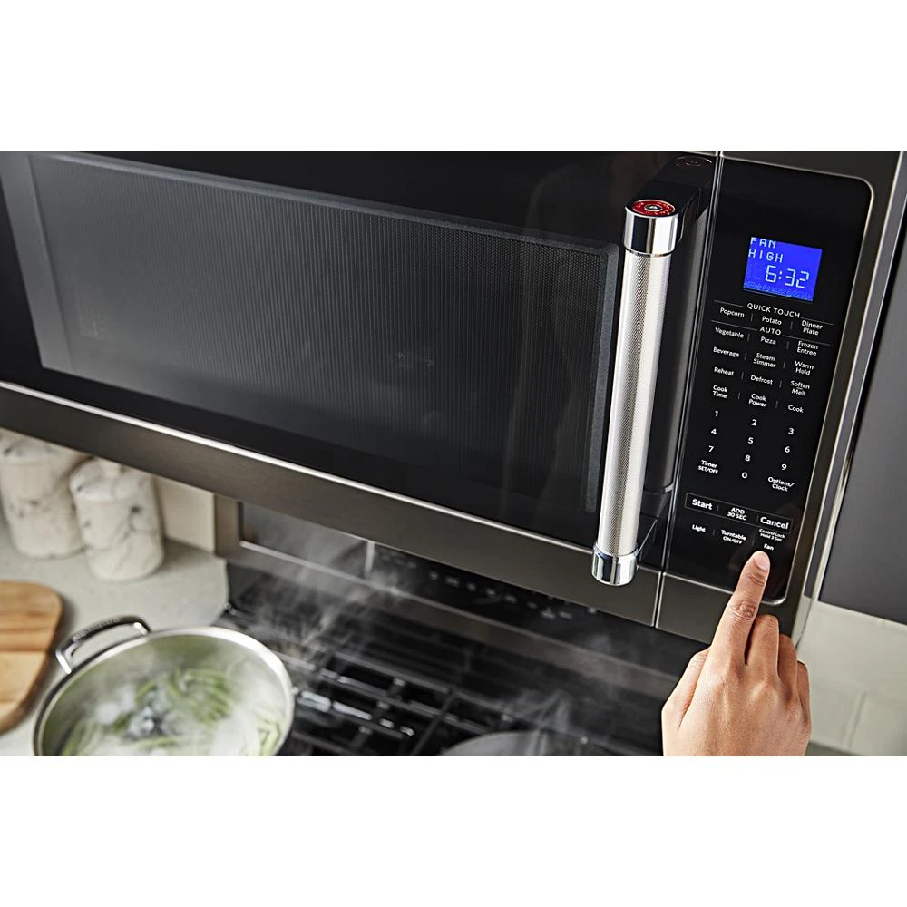 30" 1000-Watt Microwave Hood Combination KMHS120EBS