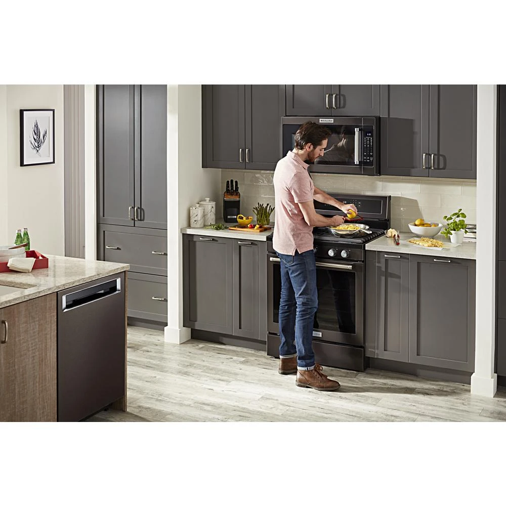 30" 1000-Watt Microwave Hood Combination KMHS120EBS