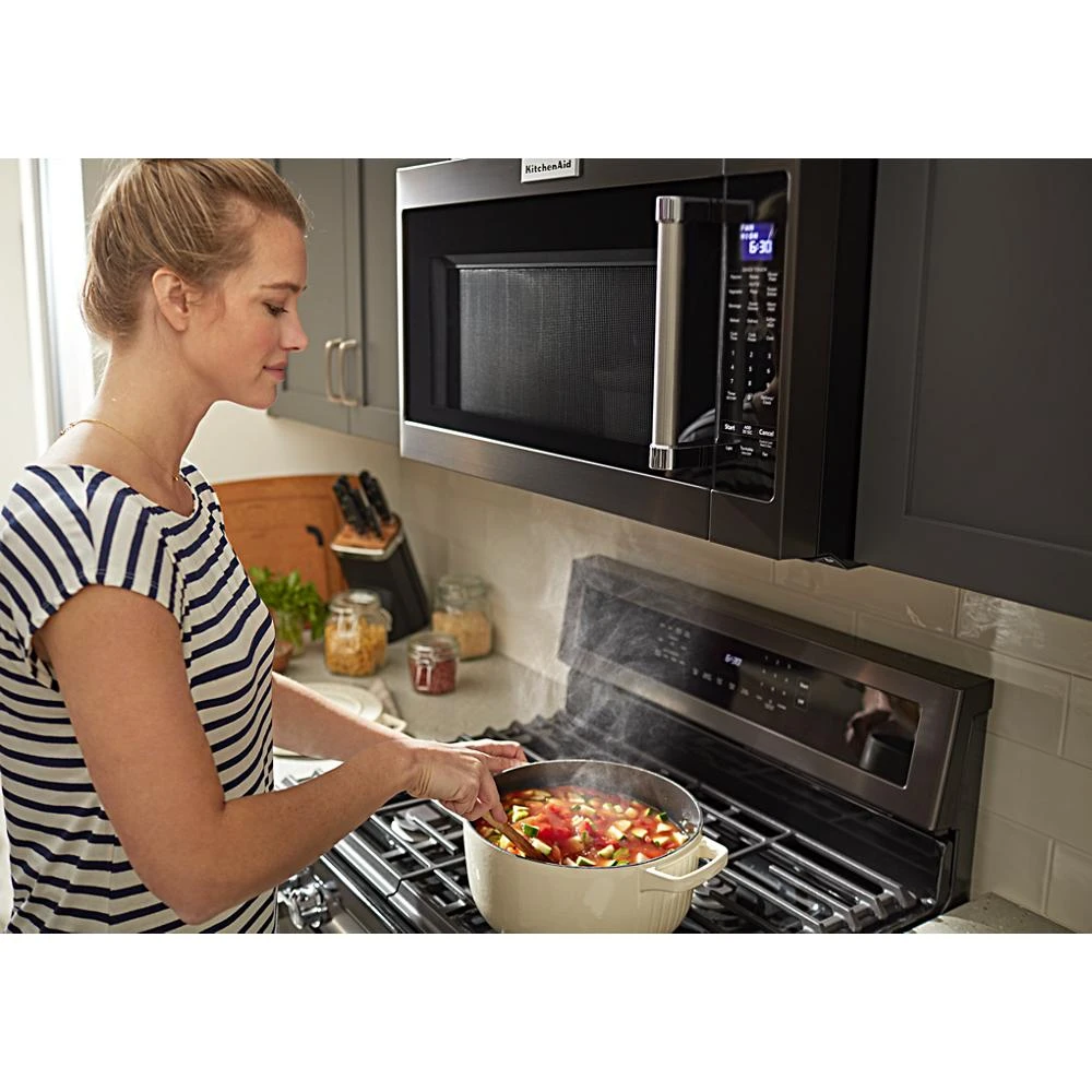 30" 1000-Watt Microwave Hood Combination KMHS120EBS