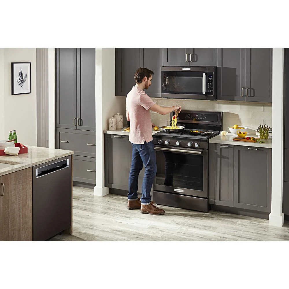 30" 1000-Watt Microwave Hood Combination KMHS120EBS
