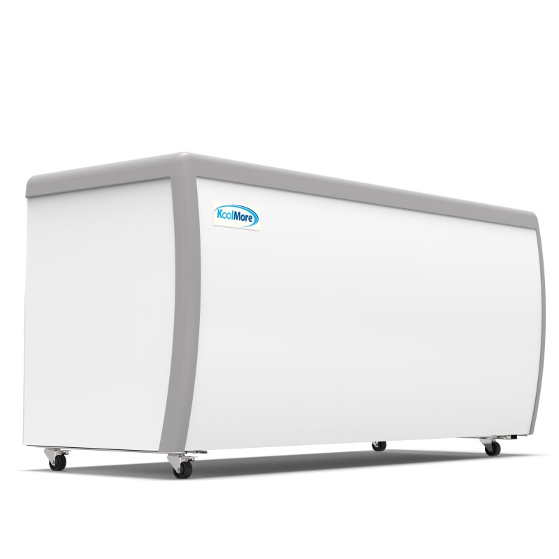 70 in. 12 Tub Ice Cream Dipping Cabinet Display Freezer with Sliding Glass Door, 20 cu. ft KMICD71SD
