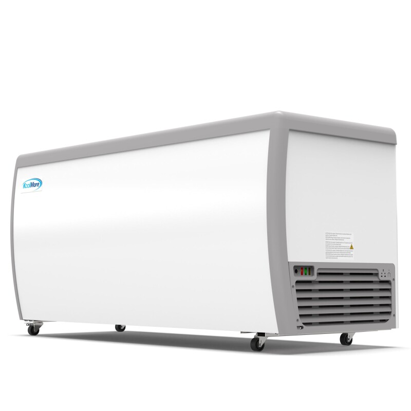 70 in. 12 Tub Ice Cream Dipping Cabinet Display Freezer with Sliding Glass Door, 20 cu. ft KMICD71SD