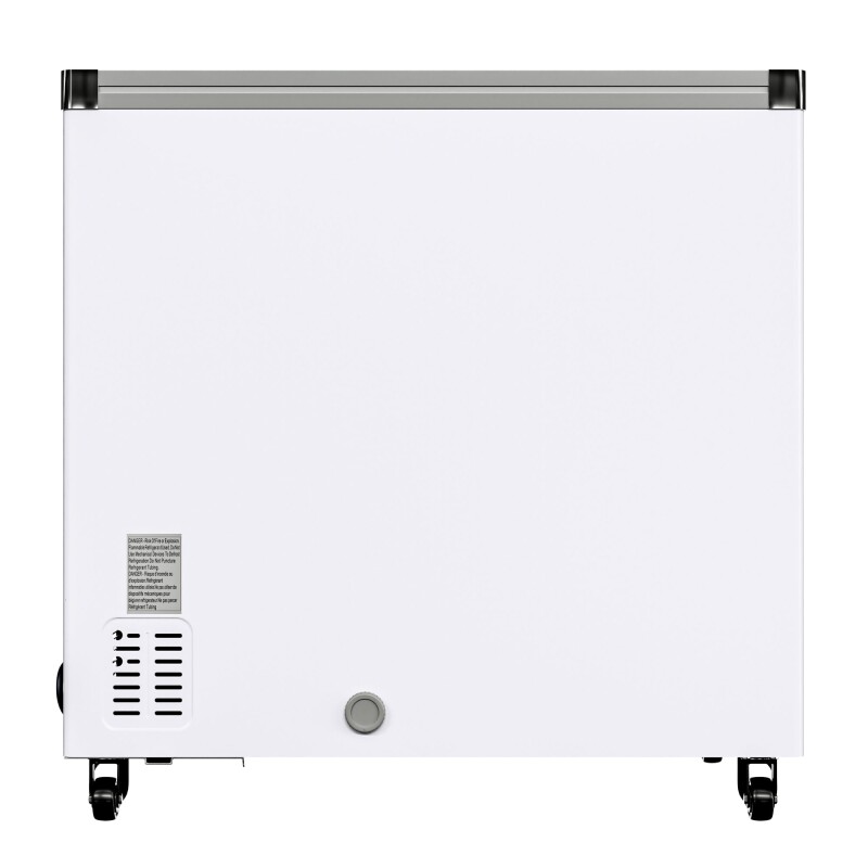 33 in. Flat Top Ice Cream Display Freezer, 7 cu. ft. Capacity in White KMICD7C
