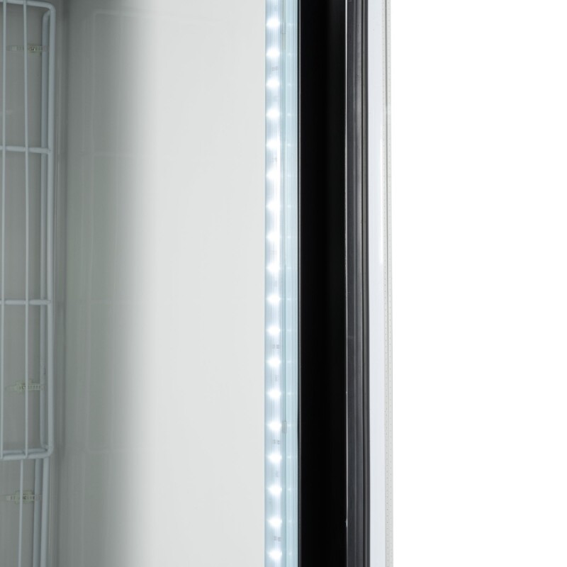 31 in. 25 cu. ft. Commercial Indoor Glass-Door Ice Merchandiser Freezer in Black KMIM311GD