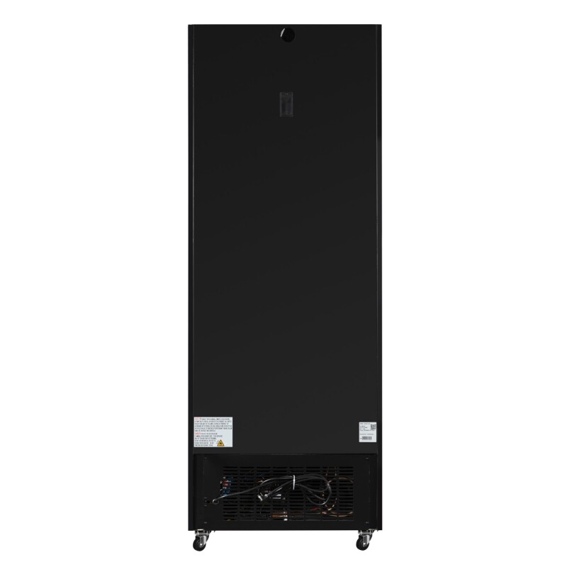 31 in. 25 cu. ft. Commercial Indoor Glass-Door Ice Merchandiser Freezer in Black KMIM311GD