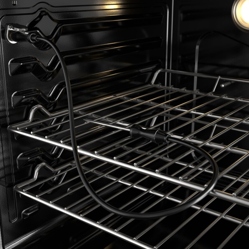 Reserve 36 in. Electric Induction Range Oven with Ceramic Glass Cooktop, True Convection, 240V, 6.0 Cu. Ft., Air Fry, Sync Burners, CSA Certified in Stainless Steel KMIPR36TPSS, product image 10 of 13