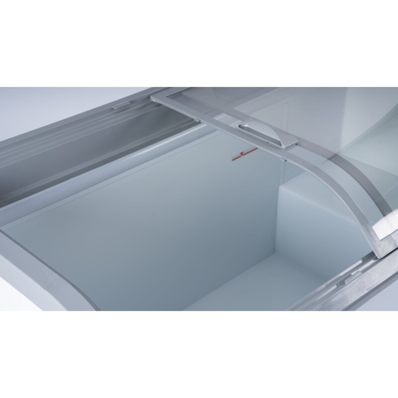 58 Inch Manual Defrost Island Chest Freezer in White, 14 cu. ft KMISCF58MD
