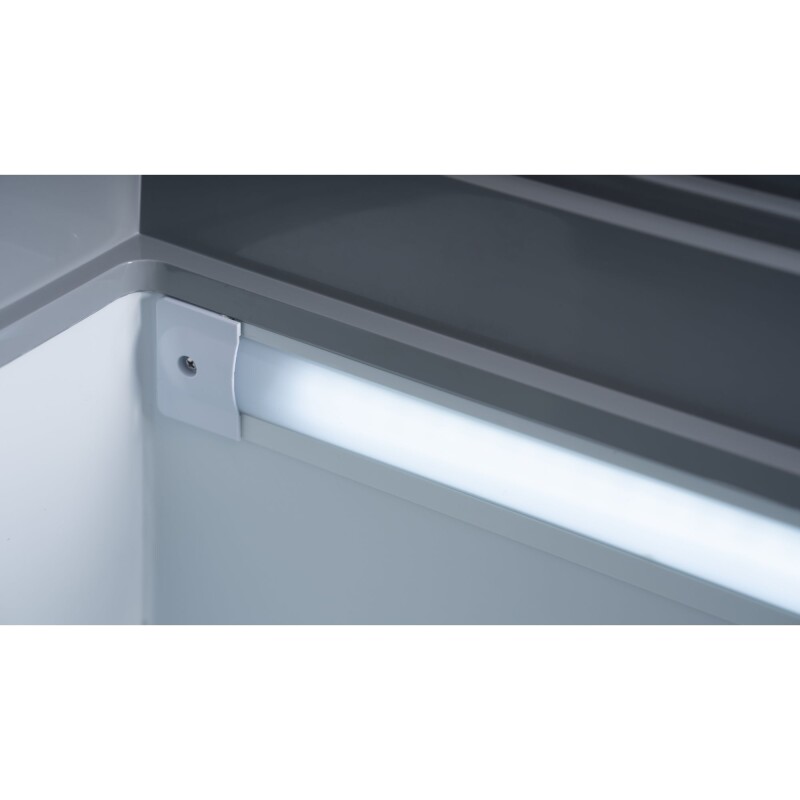 58 Inch Manual Defrost Island Chest Freezer in White, 14 cu. ft KMISCF58MD