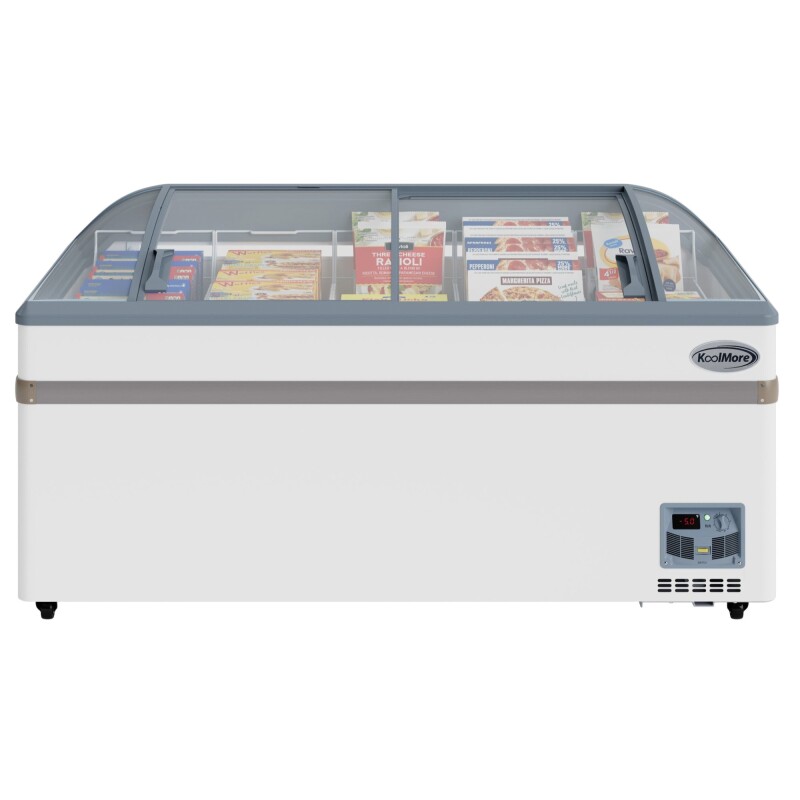65 Inch Manual Defrost Island Chest Freezer in White, 16 cu. ft KMISCF65MD