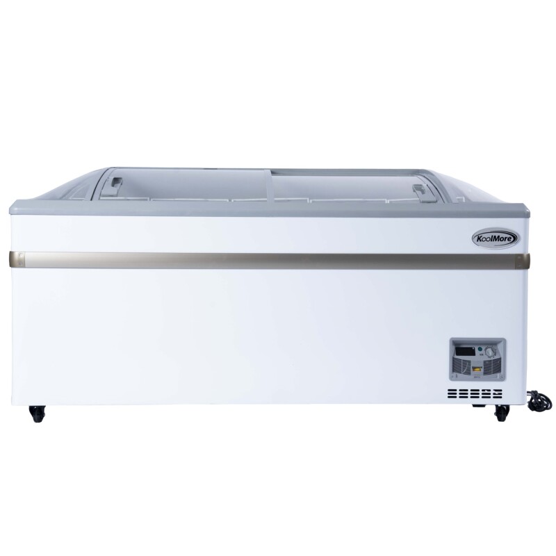 65 Inch Manual Defrost Island Chest Freezer in White, 16 cu. ft KMISCF65MD
