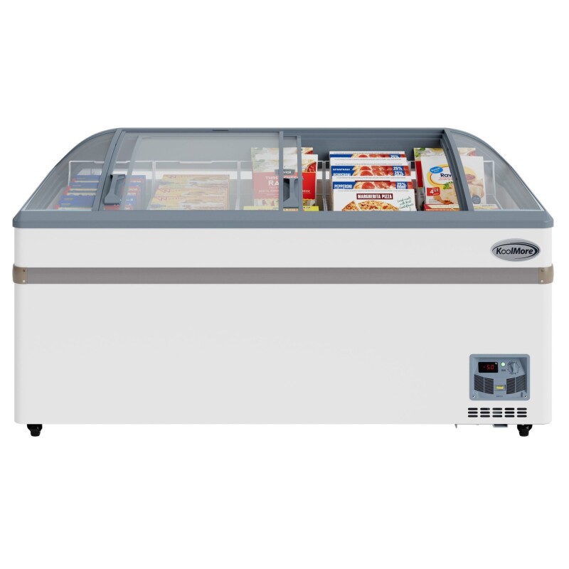 65 Inch Manual Defrost Island Chest Freezer in White, 16 cu. ft KMISCF65MD