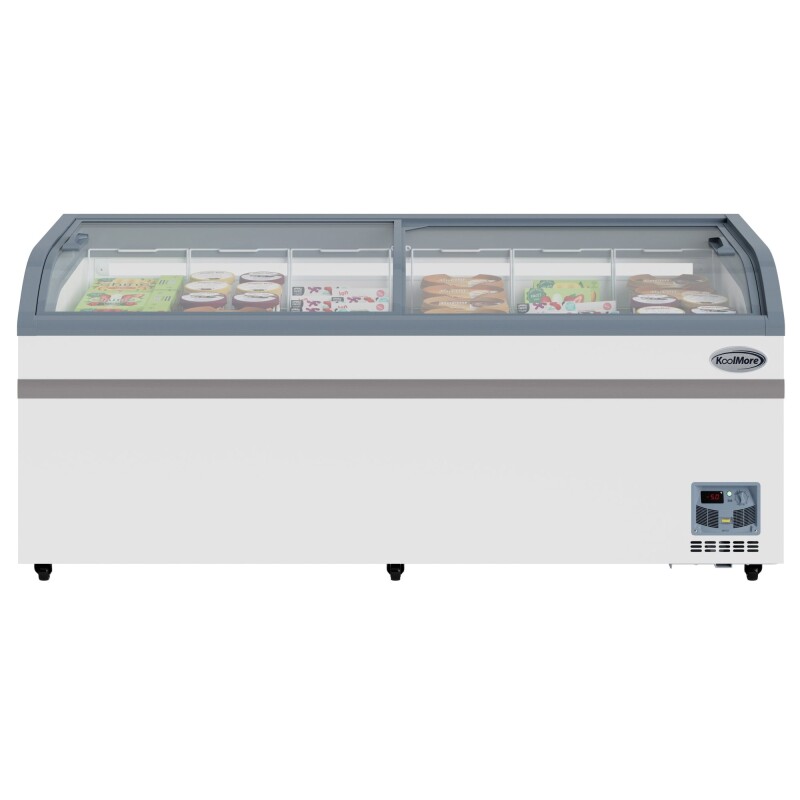 78 Inch Manual Defrost Island Chest Freezer in White, 19 cu. ft KMISCF78MD