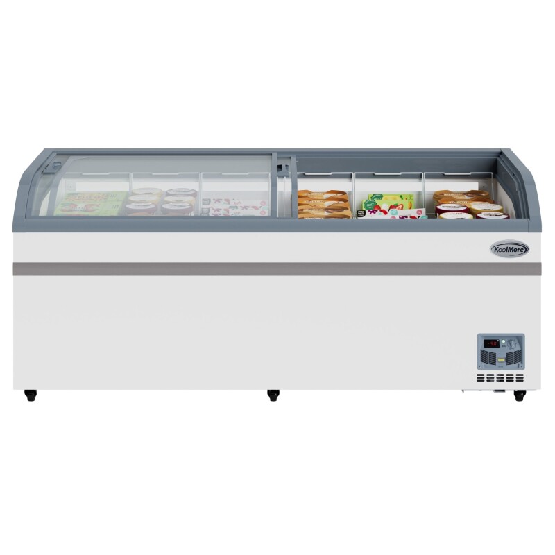 78 Inch Manual Defrost Island Chest Freezer in White, 19 cu. ft KMISCF78MD