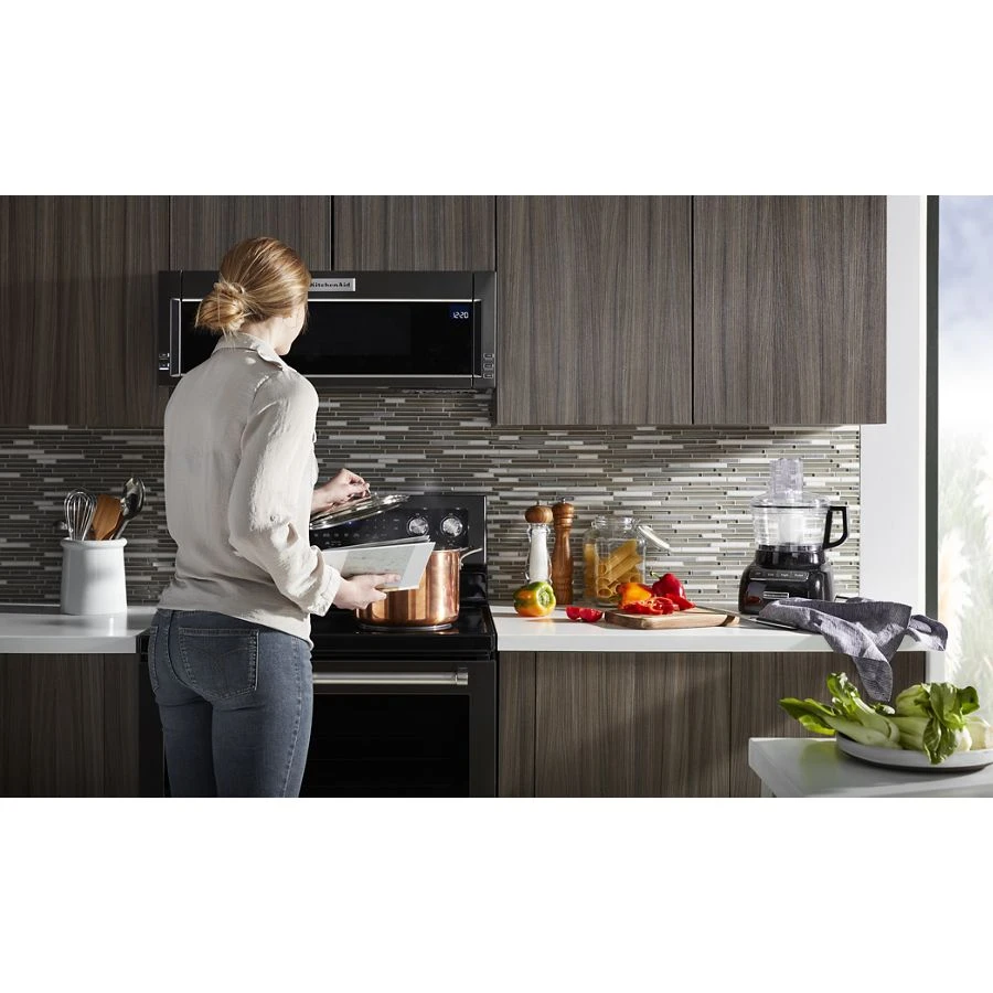 1000-Watt Low Profile Microwave Hood Combination with PrintShield Finish KMLS311HBS