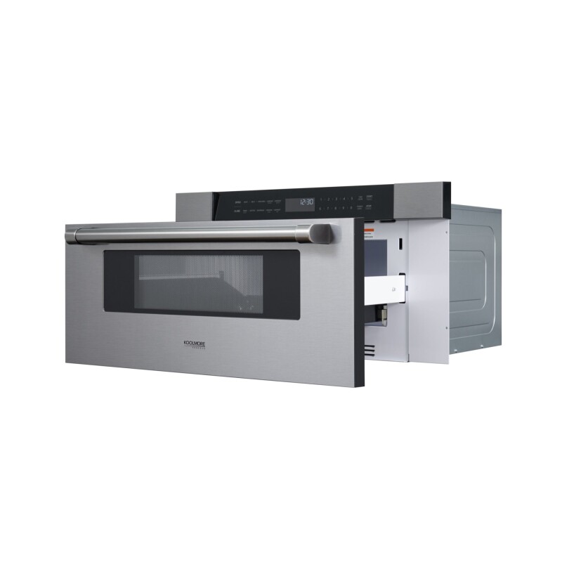 Reserve 30 in. Stainless-Steel Microwave Drawer, 1.2 cu. ft. Capacity in Black KMMD30BSS, product image 8 of 13