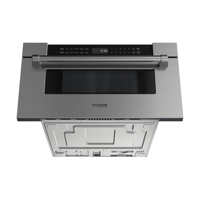 Reserve 30 in. Stainless-Steel Microwave Drawer, 1.2 cu. ft. Capacity in Black KMMD30BSS, product image 9 of 13