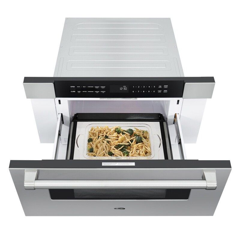 30 in. Microwave Drawer, 1.2 cu. ft. Capacity in Stainless-Steel KMMD30SS, product image 3 of 13