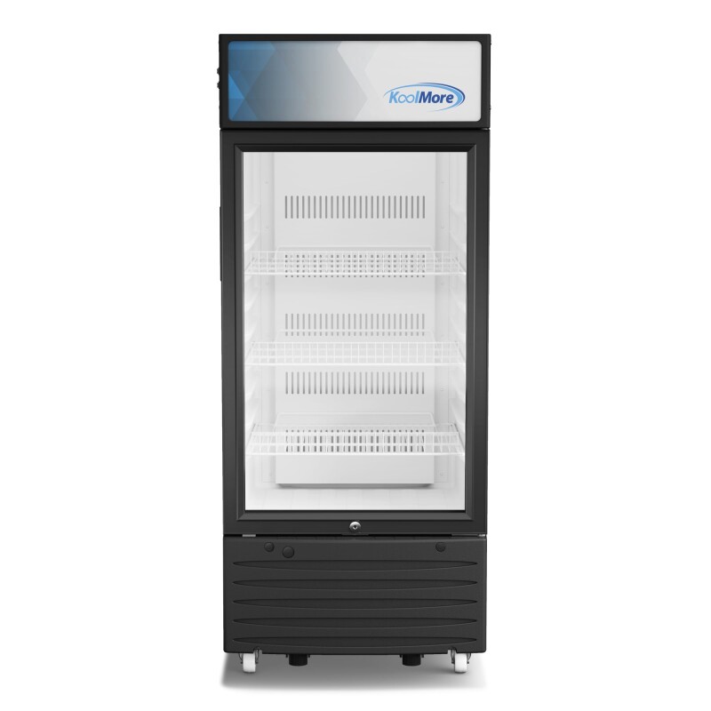 6 cu. ft. One Glass Door Commercial Display Merchandiser Refrigerator KMMDR1D6C