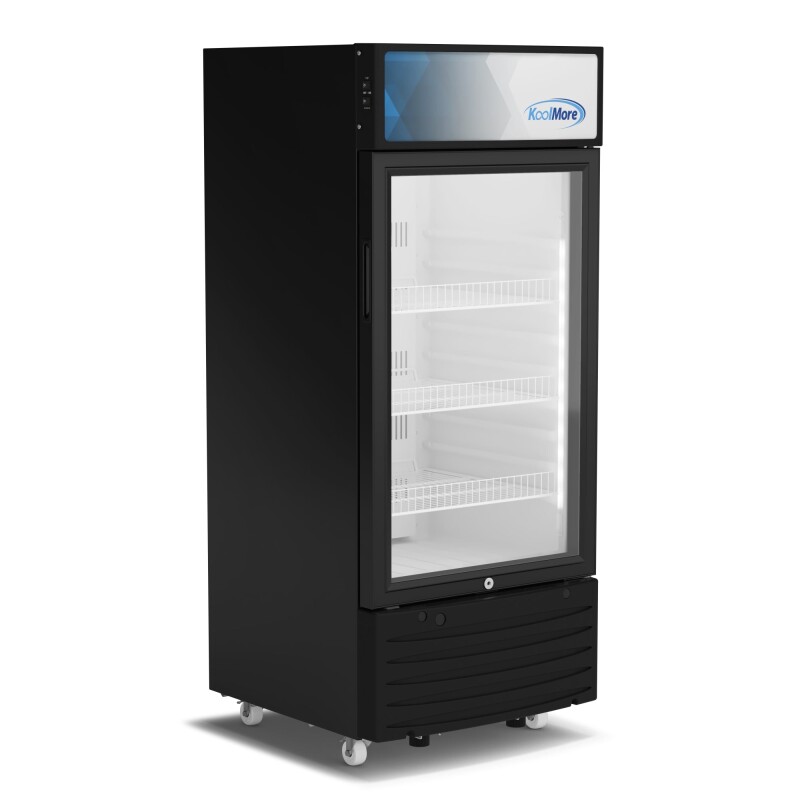 6 cu. ft. One Glass Door Commercial Display Merchandiser Refrigerator KMMDR1D6C