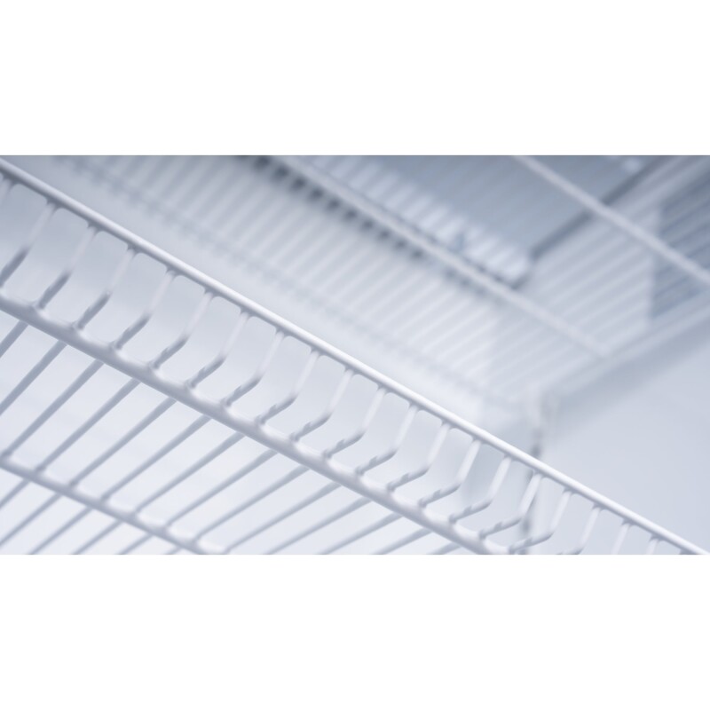 23 in. One Glass Door Commercial Display Merchandiser Refrigerator Cooler in Black, ETL Listed, 10 cu. ft KMMDR1GD10C