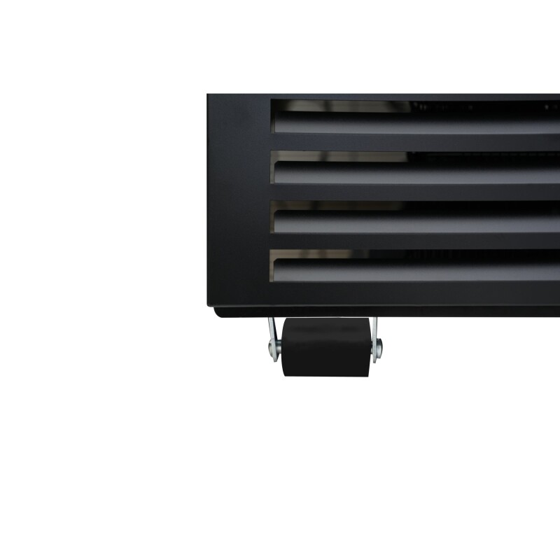 26 in. Commercial Merchandiser Refrigerator with LED Lights, 15 Cu. Ft. in Black KMMDR1GD15C